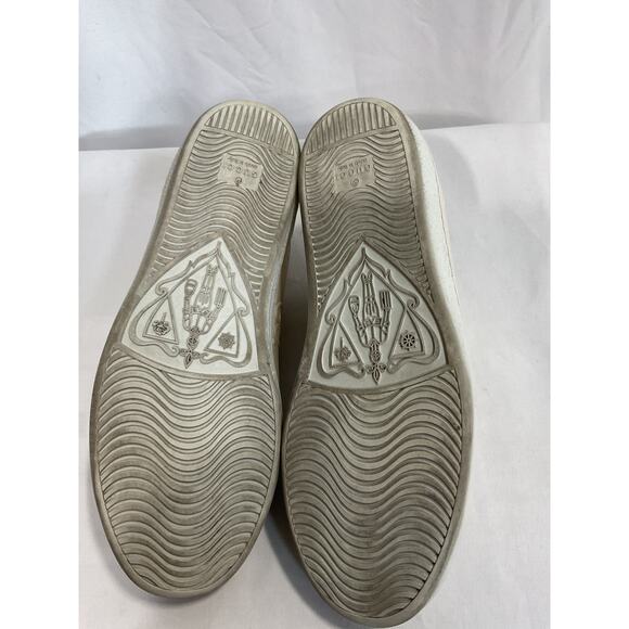 Gucci 'Gg Ace' White Leather Embossed Sneaker Size 10 - Picture 5 of 5